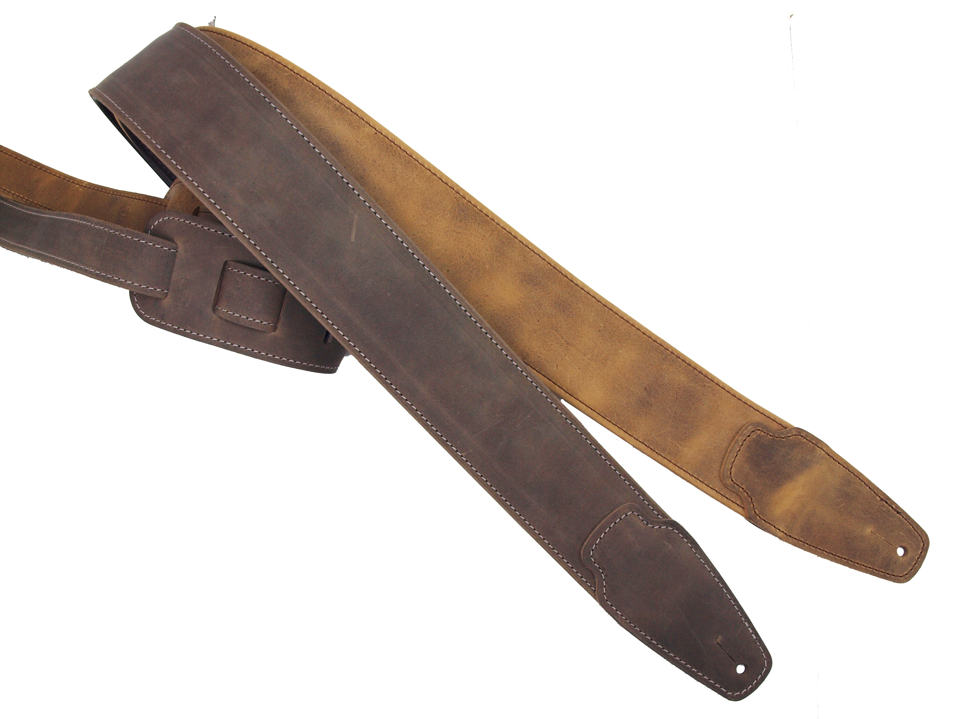 Distressed Leather Guitar Straps