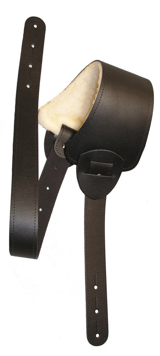 Bass Guitar Strap - LM Products - Comfortable quality Leather Guitar Strap