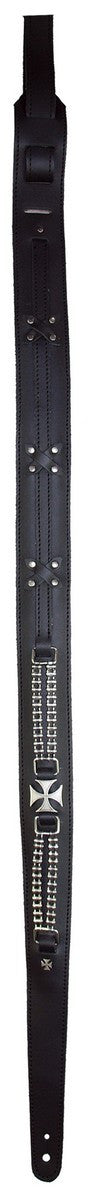 Guitar Straps - LM Products - Leather Outlaw Biker Guitar Strap - LM Products - Made in USA