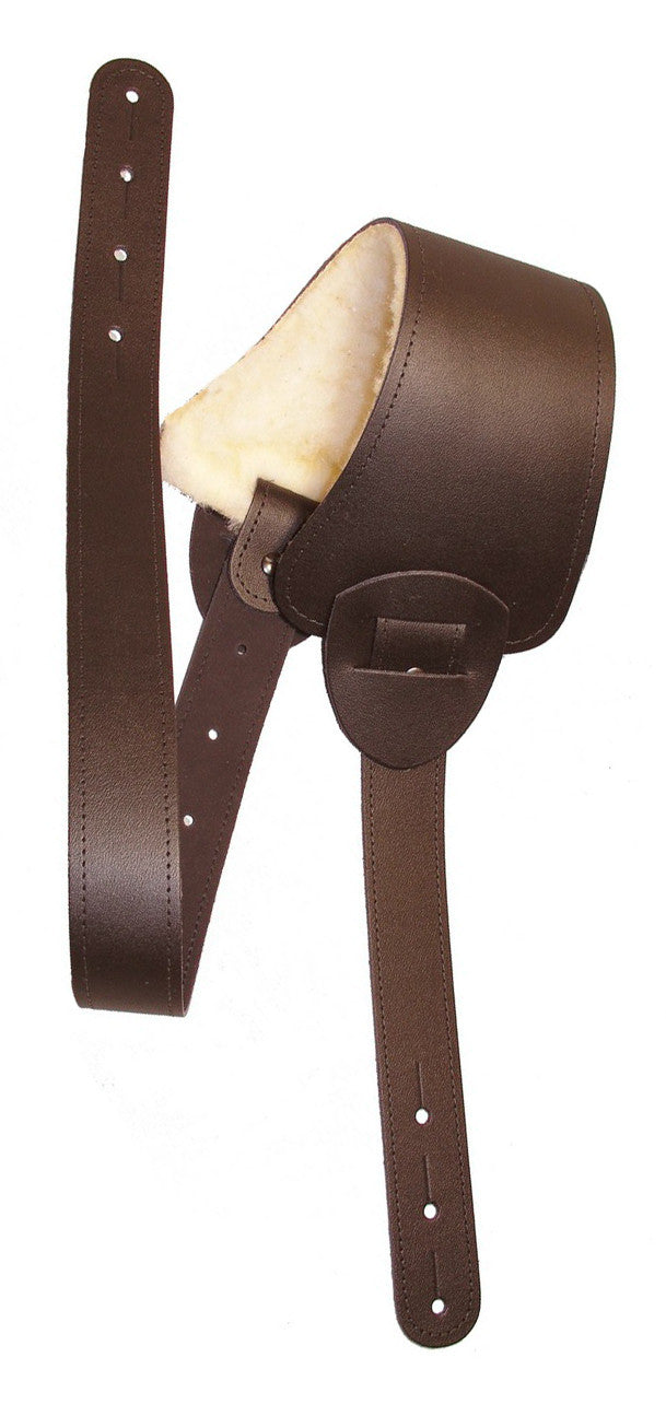 Bass Guitar Strap - LM Products - Comfortable quality Leather Guitar Strap