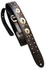 Guitar Straps - LM Products - Leather Outlaw Biker Guitar Strap - LM Products - Made in USA